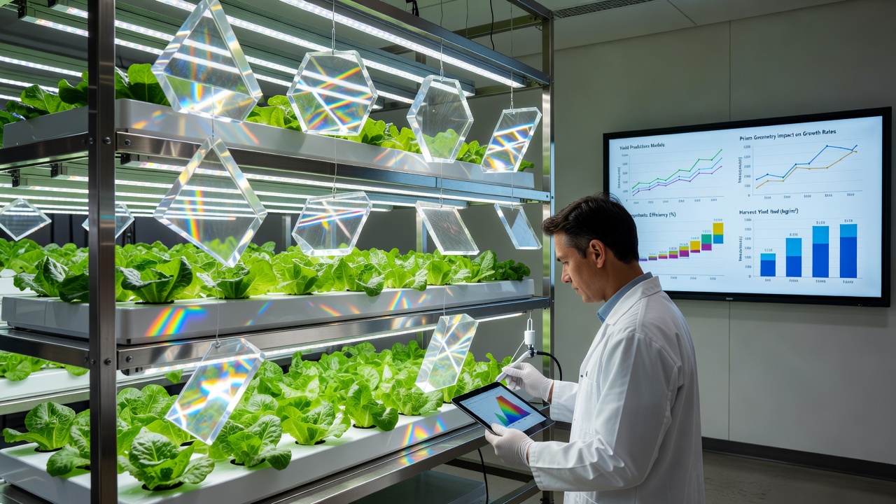 Prism Geometry Modifications Advancing Yield Forecast Reliability in Vertical Farming Operations