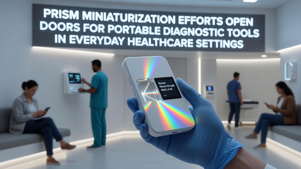 Prism Miniaturization Advances Portable Health Diagnostics