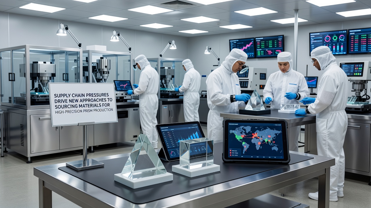 Advanced material testing and qualification for precision prism components